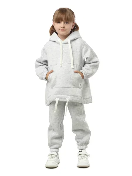 Дитячий Спортивний костюм Timbo світло-сірий бавовна/поліестер сірий