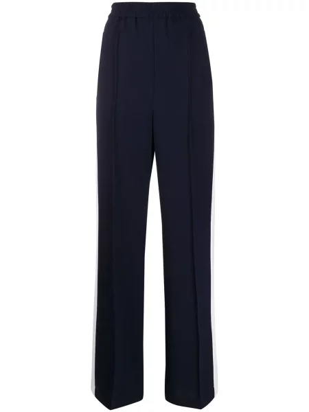 Pantaloni Msgm cu dungi alergare albastru