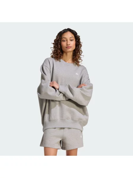 Bluza Essentials Crew Long Fleece OS szara