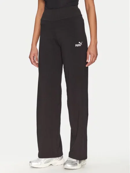 Puma Легінси Ess Small No. 1 Logo Straight Fit чорний