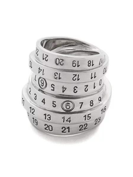 Inel Mm6 Maison Margiela argintiu