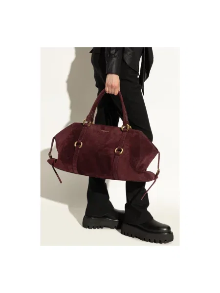 Torebka Alexander Mcqueen skórzana czerwona