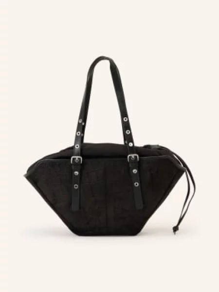 Núnoo Torba Typu Pouch Nora Scale Small schwarz czarna