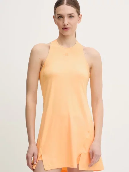 Sportovní šaty adidas Performance oranžové