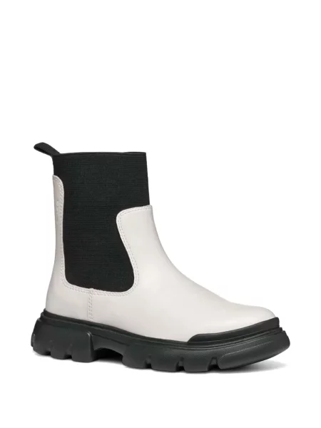 Buty do kostki dziecięce Geox białe