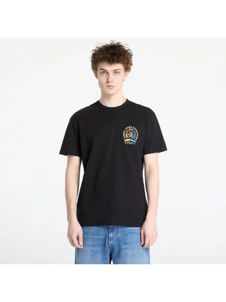 Tricou Tommy Jeans Regular Pop Crest Tee Black L negru