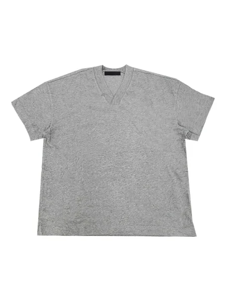 Tricou Fear Of God Essentials cu decolteu în V gri