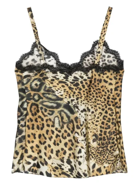 Top Roberto Cavalli cu imagine cu model leopard
