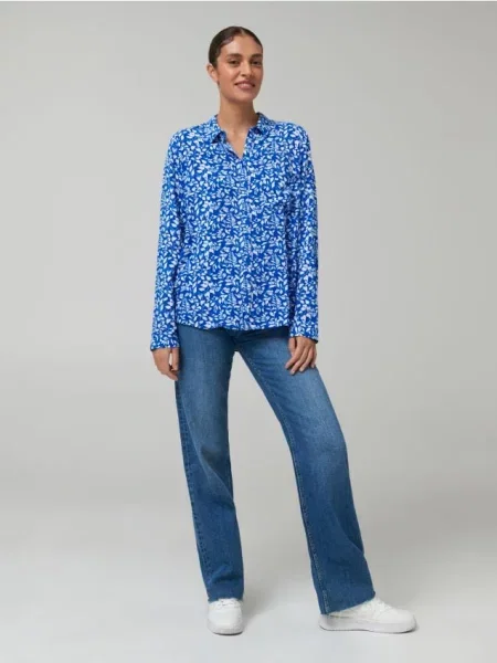 Сорочка з принтом різнобарвний