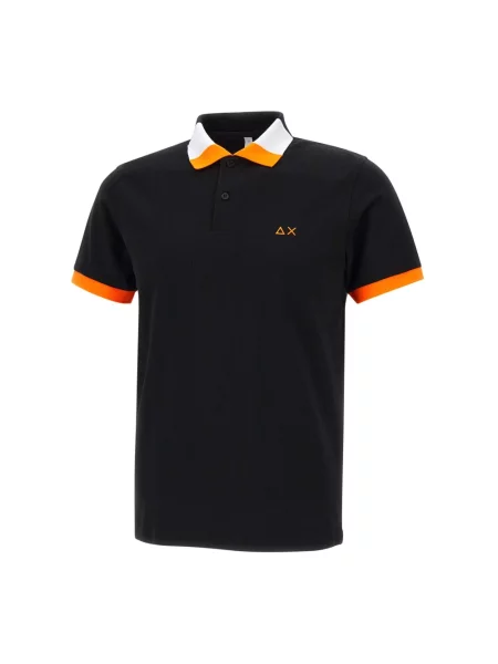Koszulka polo Sun68 czarna