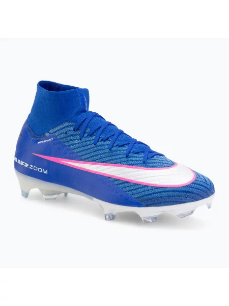 Încălțăminte de fotbal pentru bărbați Nike Mercurial Superfly 10 Elite FG racer blue/white alb