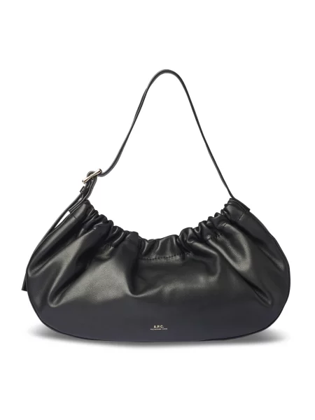 A.P.C. torebka SAC NINON HOOP czarna
