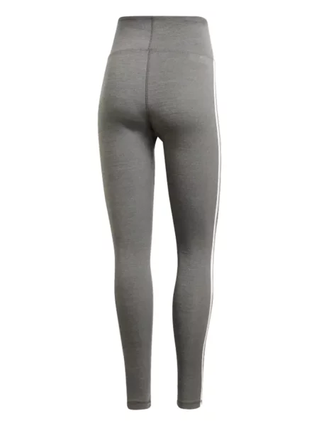 Pruhované krajkové pruhované tričko Adidas s vázáním šedé