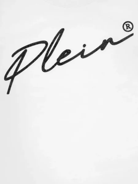 Koszulka dziecięca Philipp Plein biała