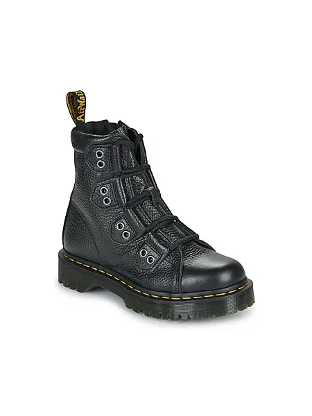 Gležnjarji Dr. Martens s čipko črna