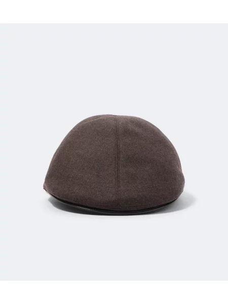 Căciulă Giorgio Armani de lână fără toc maro