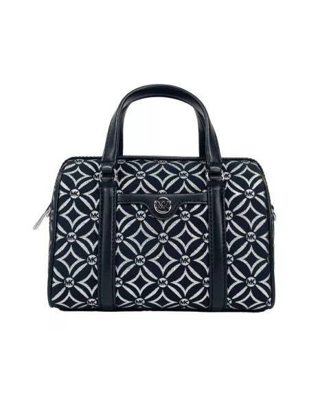 Kompaktowy body Michael Kors żakardowy czarny