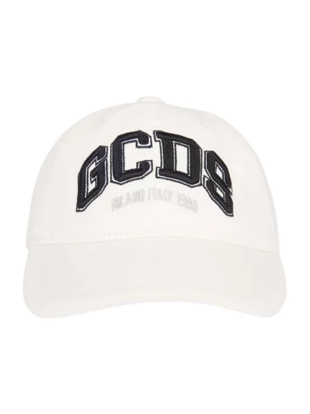 Czapka z daszkiem Gcds z logo biała