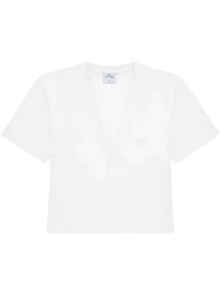 Tricou Courreges alb