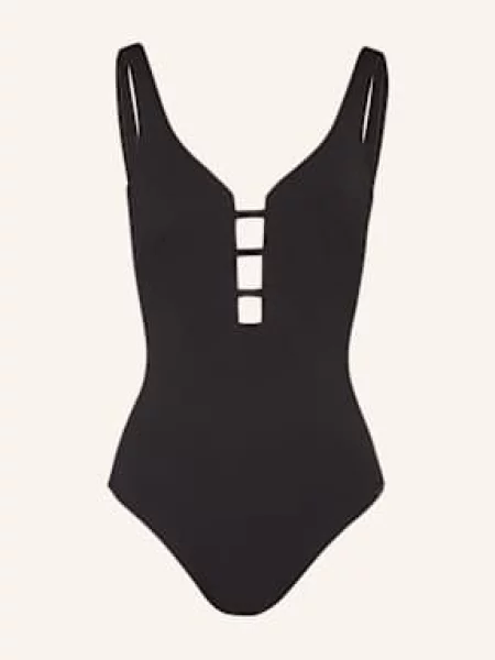 Maryan Mehlhorn Strój Kąpielowy Z Fiszbinami Bionics schwarz czarny