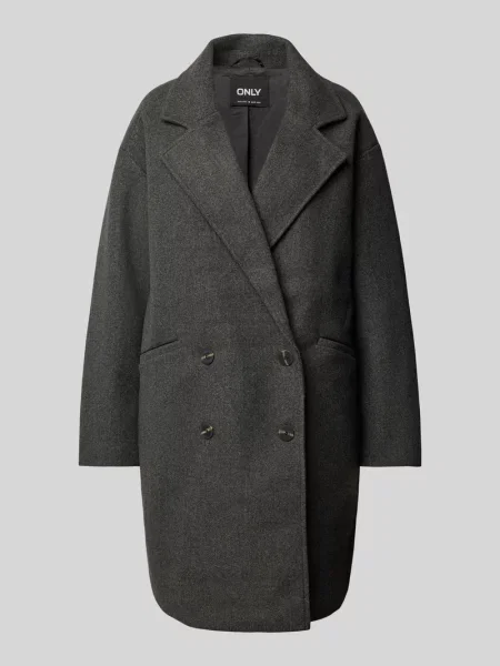 Płaszcz o kroju oversized z kołnierzem z połami model ‘BLAKE’ Only