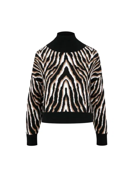 Sweter z golfem Erika Cavallini czarny