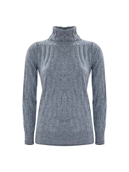 Sweter Kocca klasyczny szary