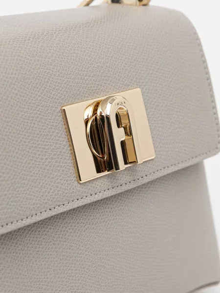 Furla női bőr bőrönd szürke