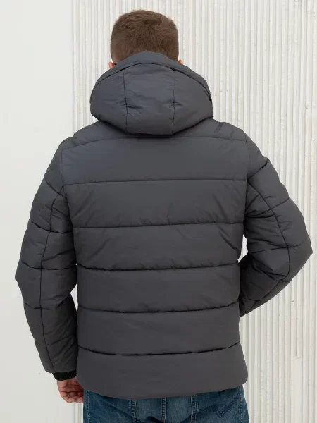 Пуховик City Fashion Classic сірий