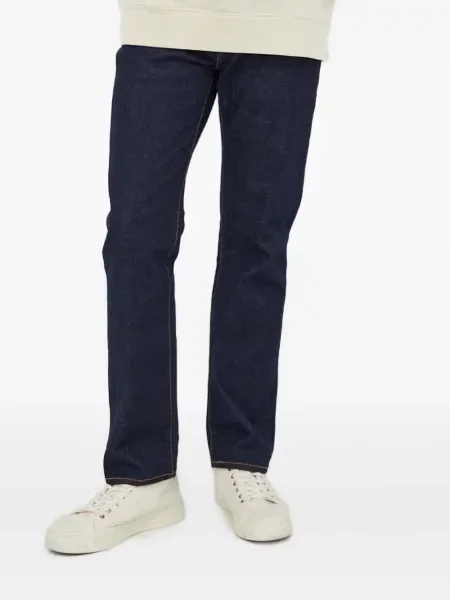 Retro lepršave traperice Levi's® lepršave s izlizanim efektom plava