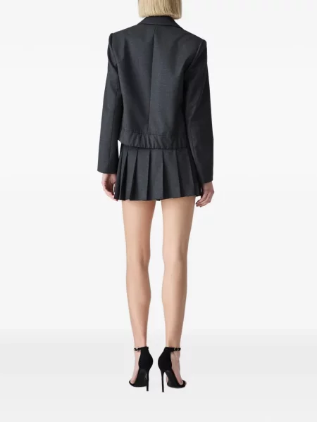 Decupat sacou Vera Wang gri