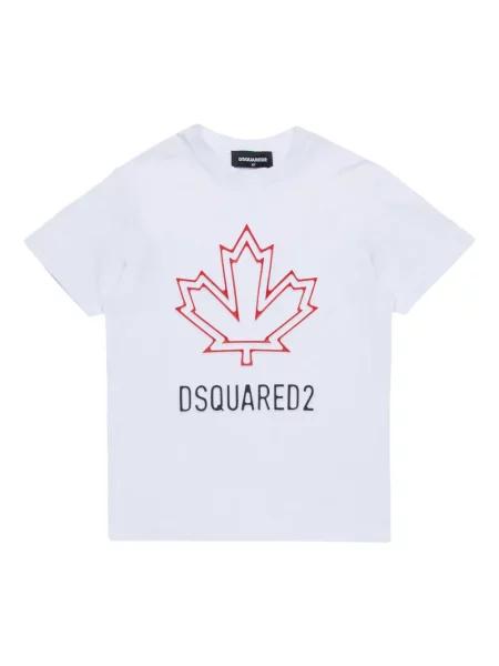 Koszulka dziecięca Dsquared2 biała
