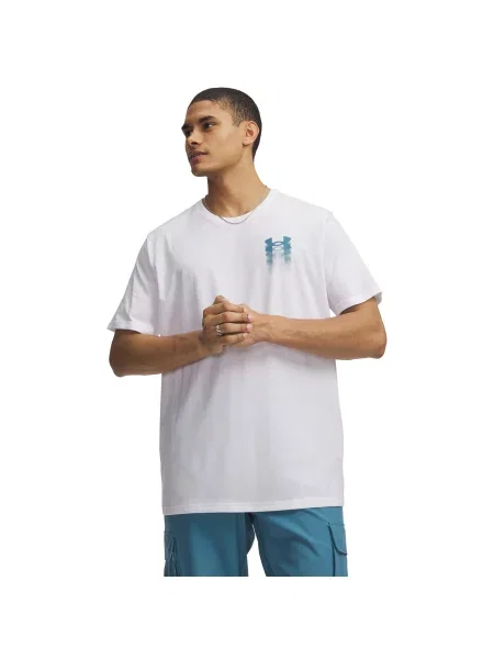 Koszulka Under Armour Blur Logo biała