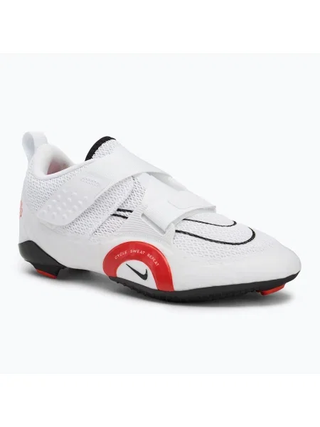 MTB kerékpáros cipő Nike Superrep Cycle 2 fehér/picante piros. Méret: 42 EU fehér