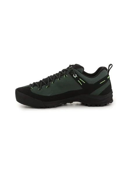 Pantofi Salewa din piele verde