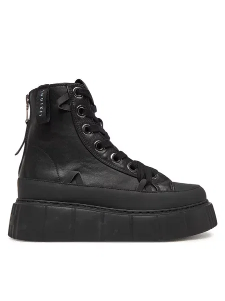 INUIKII De piele sneakers MATILDA negru
