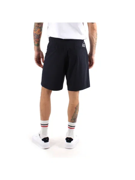Pantaloni sport Emporio Armani Ea7 albastru