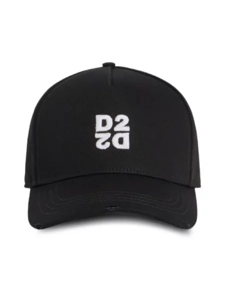 Czapka z daszkiem Dsquared2 czarna