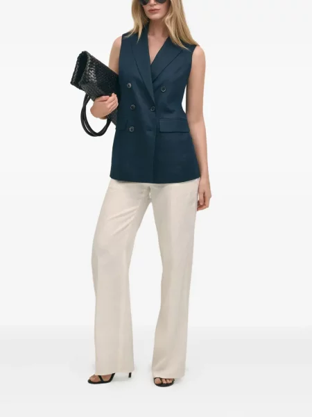 Двуреден елек Brooks Brothers синьо