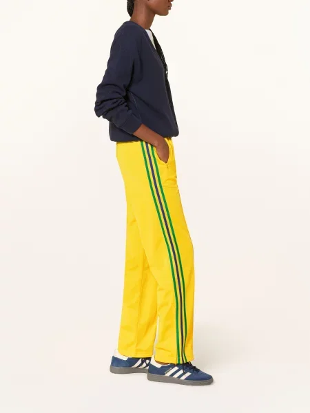 Pruhovaný klasický sportovní kalhoty Adidas Originals modrý