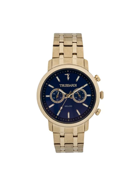 Trussardi zegarek T-COUPLE złoty żółty