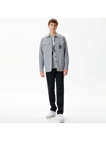 Рубашка Lacoste серая