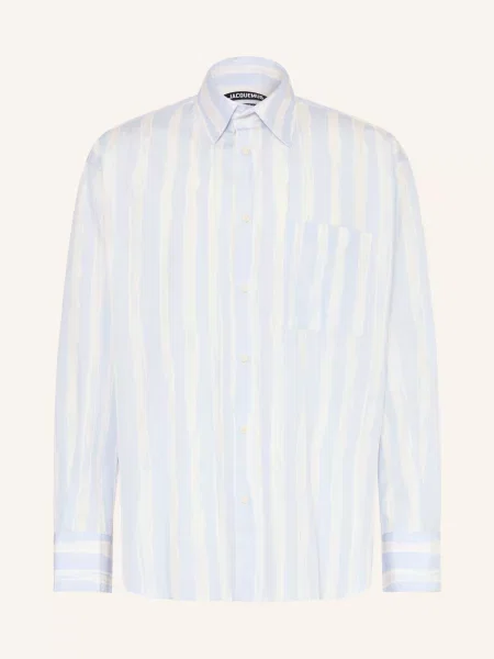 Jacquemus Koszula Le Paysan Comfort Fit blau biała