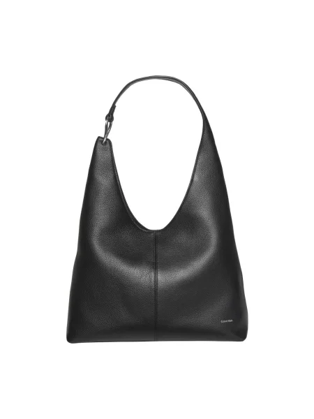 Calvin Klein De piele geantă shopper negru