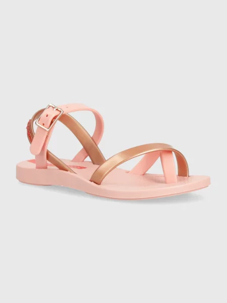 Detské sandále Ipanema Fashion Sand pink/metallic pink ružová