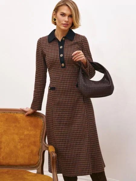 Сукні Dressa віскоза/поліестер бежевий