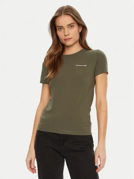 Guess Jeans Tricou verde