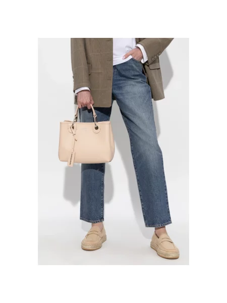 Emporio Armani torebka crossbody beżowa
