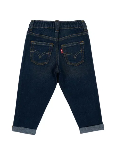 Szerokie jeansy dziecięce Levi's niebieskie