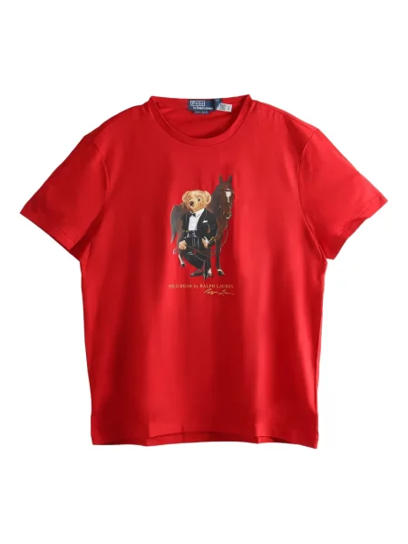 Șnur de strângere tricou Polo Ralph Lauren cu dungi violet